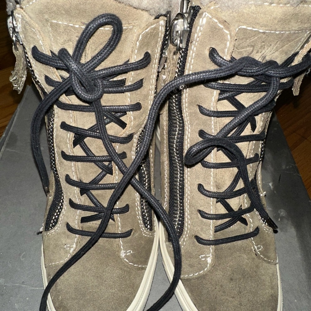 Giuseppe Zanotti Tan Ankle Boots